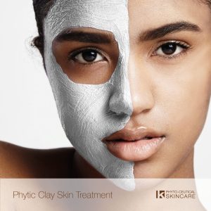 Phytic clay skin treatment